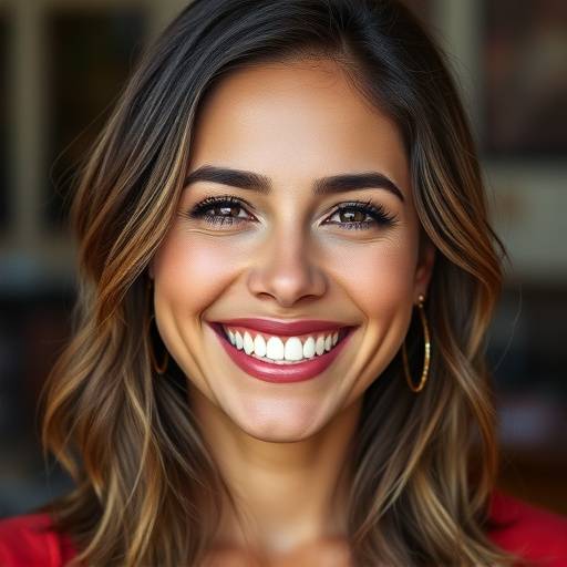Portrait of Sofia Rodriguez, a friendly-looking woman with a bright smile